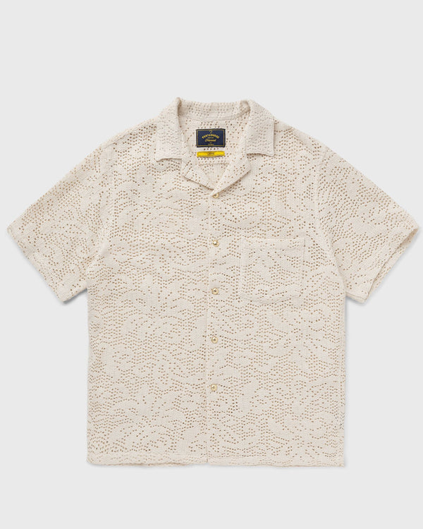 Portuguese Flannel Abstract Croch beige