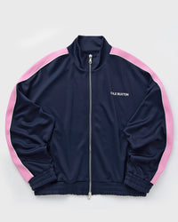 Cole Buxton Contrast TAPE Track Jacket blue