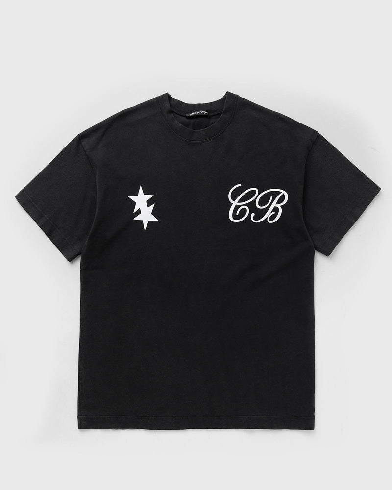 Cole Buxton CURSIVE 2 STAR TEE black