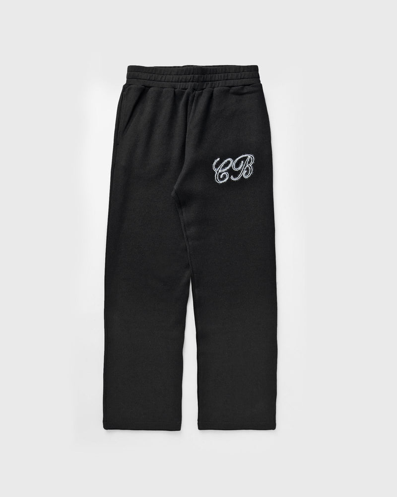 Cole Buxton KNITTED TRACK PANTS black