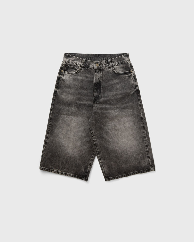 Boiler Room CUT OFF DENIM SHORT black