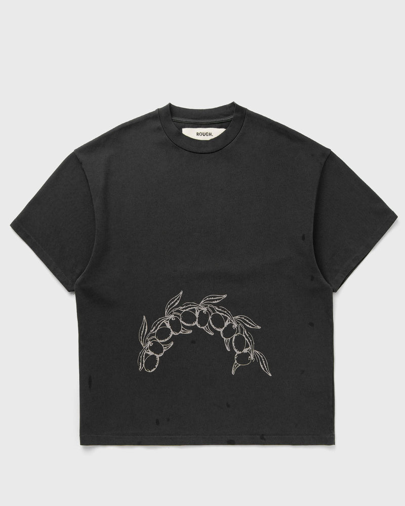Rough. WREATH TEE brown