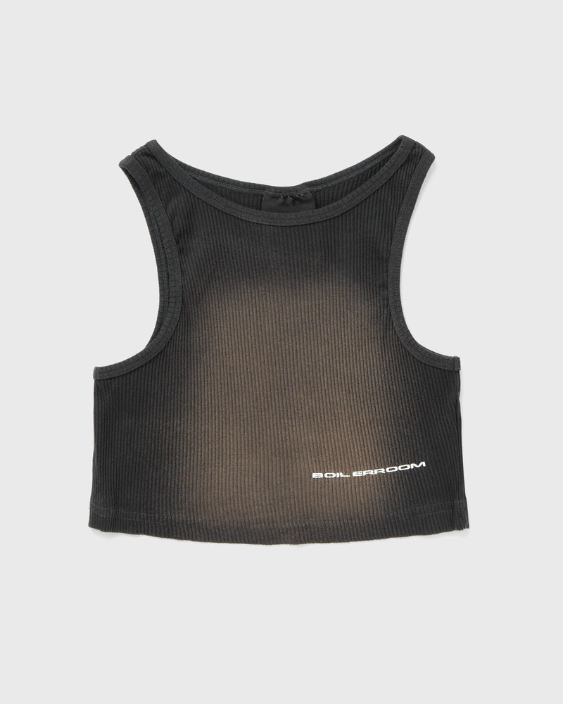 Boiler Room Ribbed TOP black