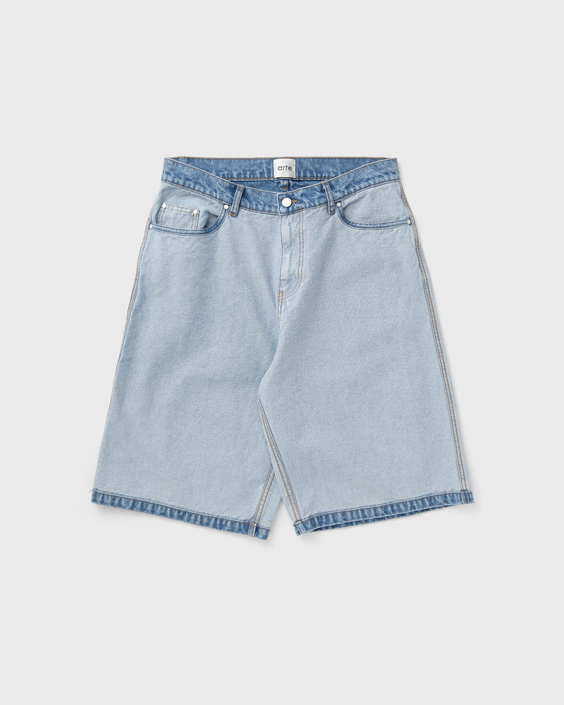Arte Antwerp Denim Inside Out Shorts Blue