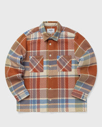 Wax London Whiting Overshirt Bude Check Pastel Multi|red