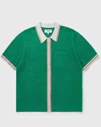 Wax London Belle Ss Shirt Tipped Pointelle Green