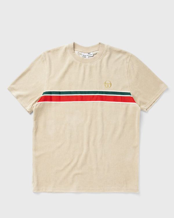 Sergio Tacchini AYME VELOUR TEE beige