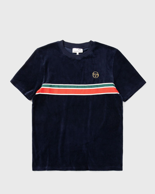 Sergio Tacchini AYME VELOUR TEE blue