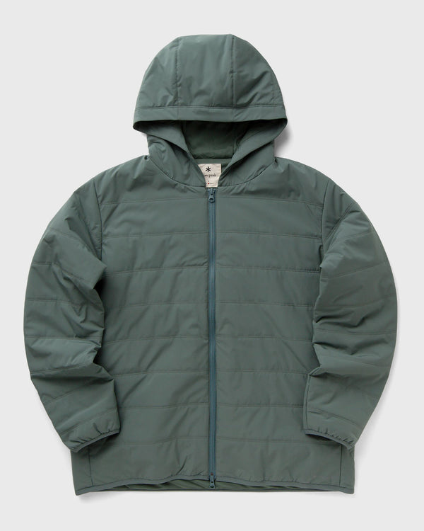 Snow Peak Flexible Insulated Zip Up Hoodie green