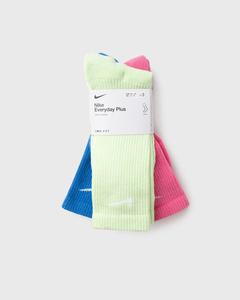 Nike Everyday Plus Cushioned Training Crew Socks (3 Pairs) multi