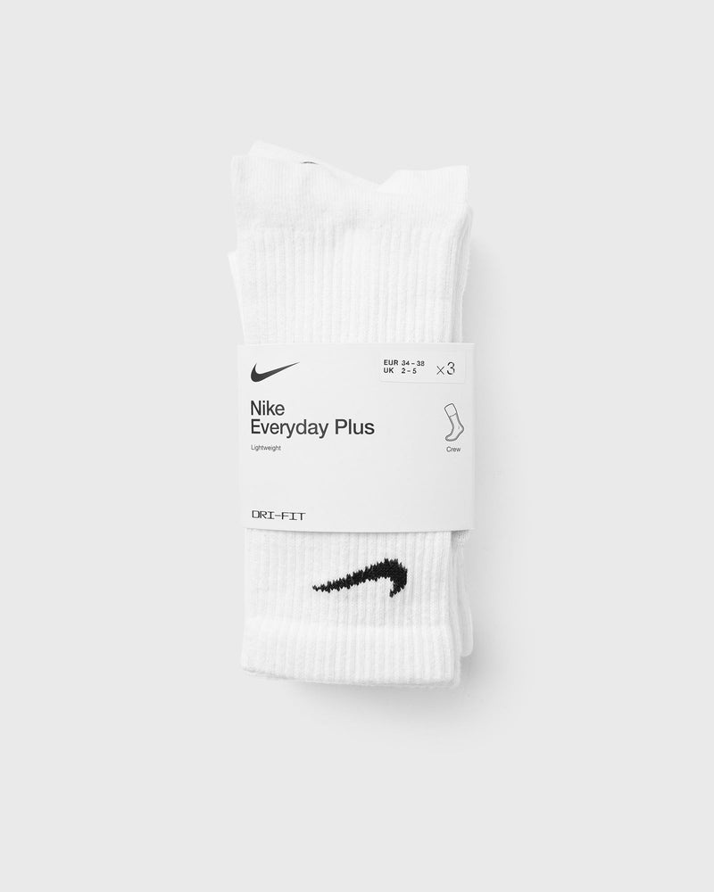 Nike Everyday Plus Lightweight Crew Socks (3 Pairs) white