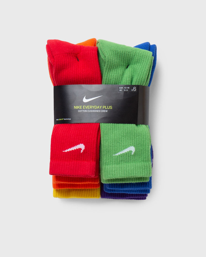 Nike Everyday Plus Cushioned Training Crew Socks (6 Pairs) multi