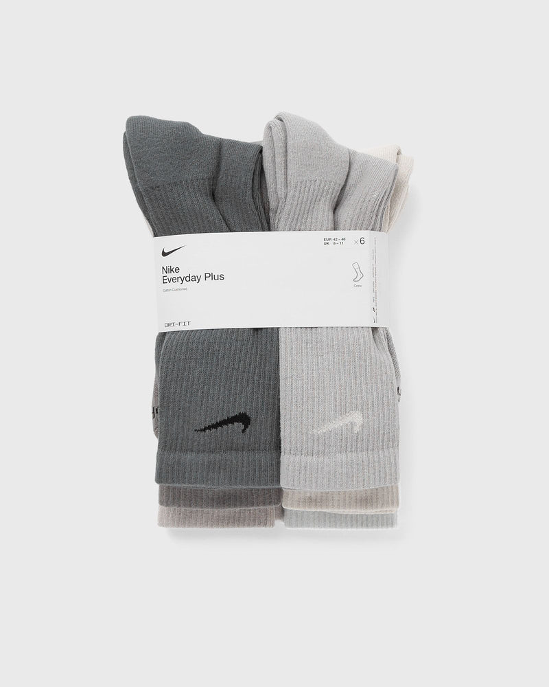 Nike Everyday Plus Cushioned Training Crew Socks (6 Pairs) grey