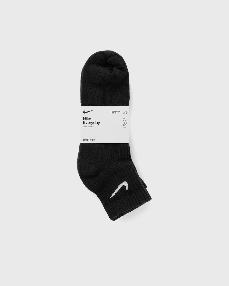 Nike EVERYDAY CUSH ANKLE SOCKS 3PR black