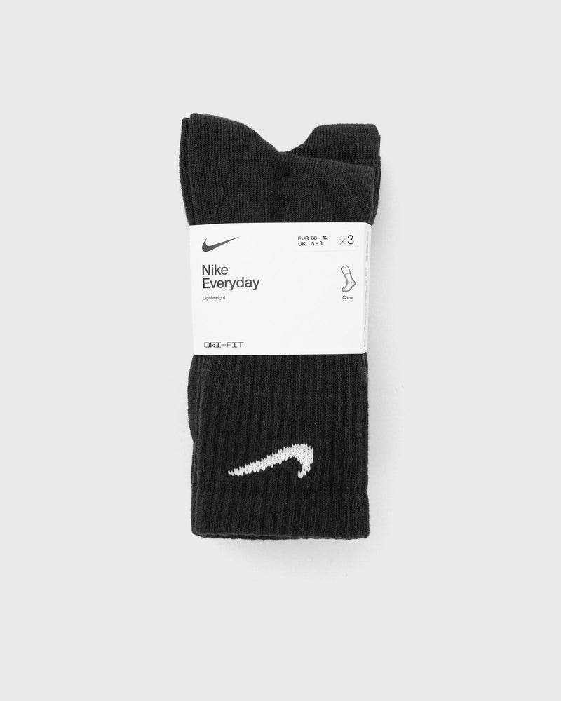 Nike Everyday Lightweight Crew Socks (3 PAIRS) black
