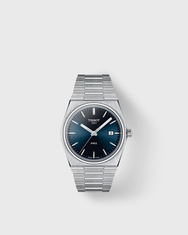 Tissot PRX blue|silver