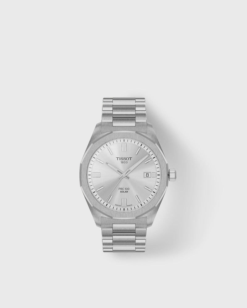 Tissot PRC 100 Solar Quartz 39mm silver