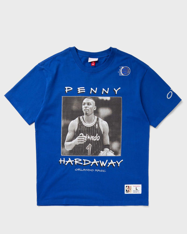 Mitchell & Ness Nba Heavyweight Premium Player Tee Vintage Logo Orlando Magic Penny Hardaway #1