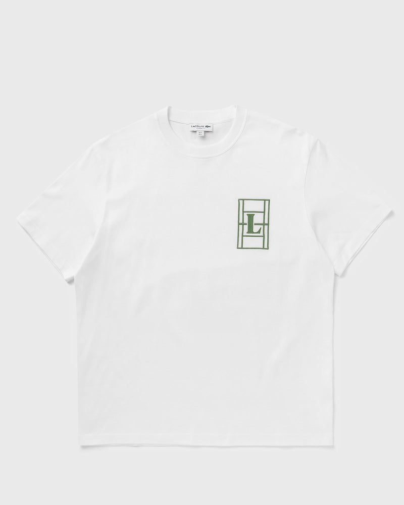 Lacoste Embroidered Heavy Jersey Tee White