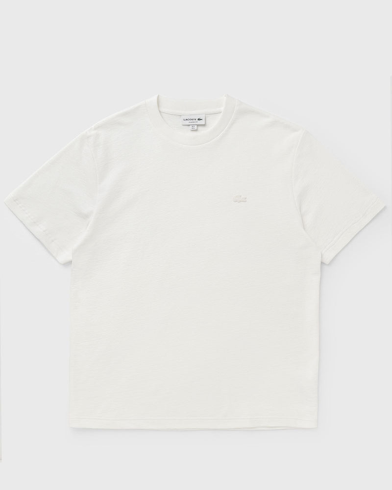 Lacoste Textured Jersey Tee White