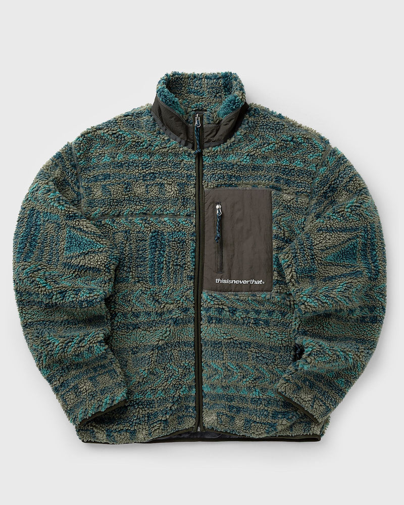 Thisisneverthat SP Sherpa Fleece Jacket green