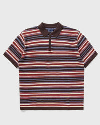 Thisisneverthat Stripe S/S Knit Polo red