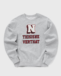 Thisisneverthat Cross Stitched Crewneck grey