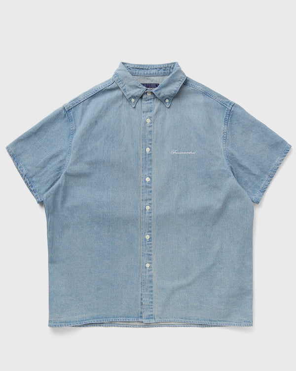Thisisneverthat Washed Denim S/S Shirt blue