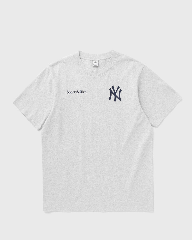 Sporty & Rich Yankees Curve T-Shirt Grey
