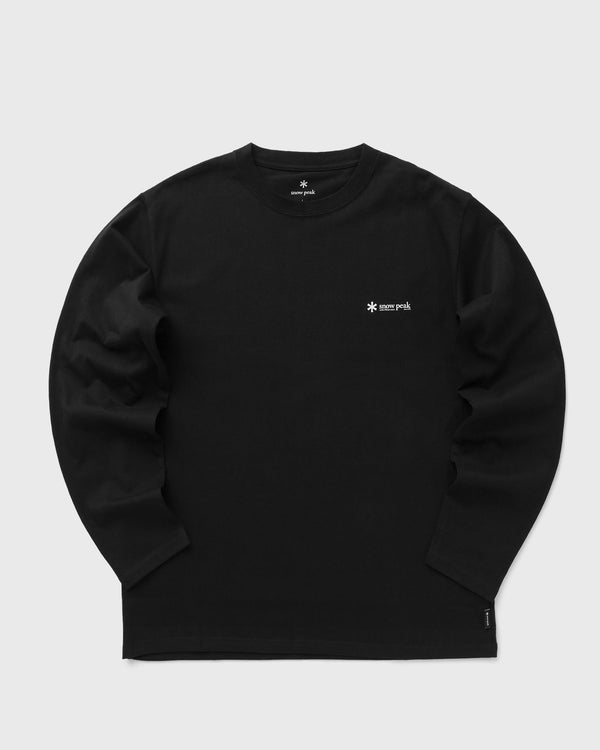 Snow Peak SP Onepoint Logo Long Sleeve T-Shirt black