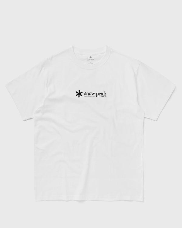 Snow Peak SOFT COTTON LOGO SHORT SLEEVE T-SHIRT white