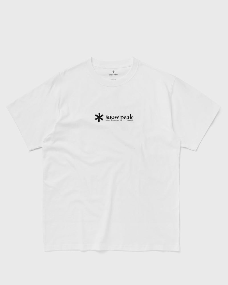Snow Peak SOFT Cotton LOGO Short Sleeve T-shirt white