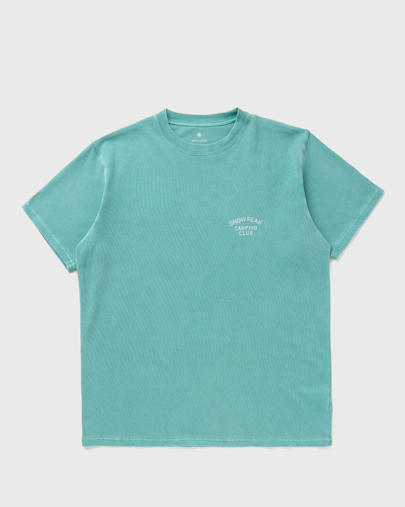 Snow Peak Recycled Cotton Dyed T-Shirt SPC green