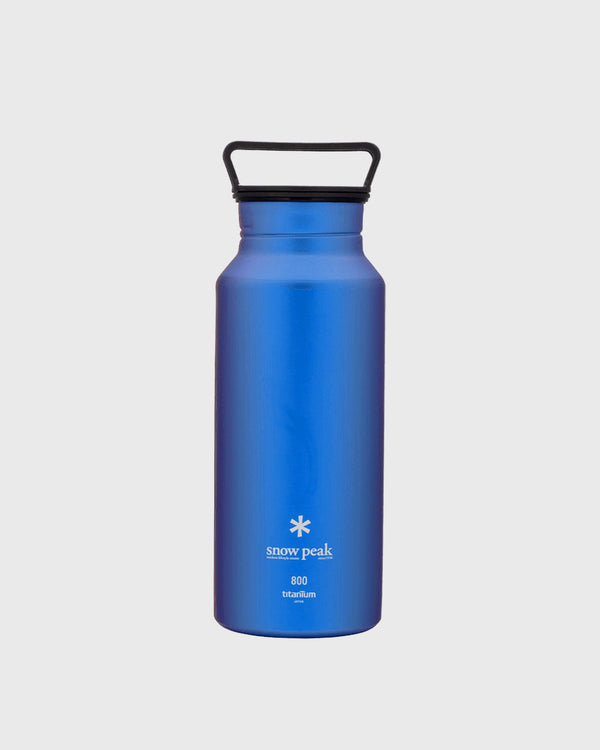 Snow Peak TITANIUM AURORA BOTTLE blue