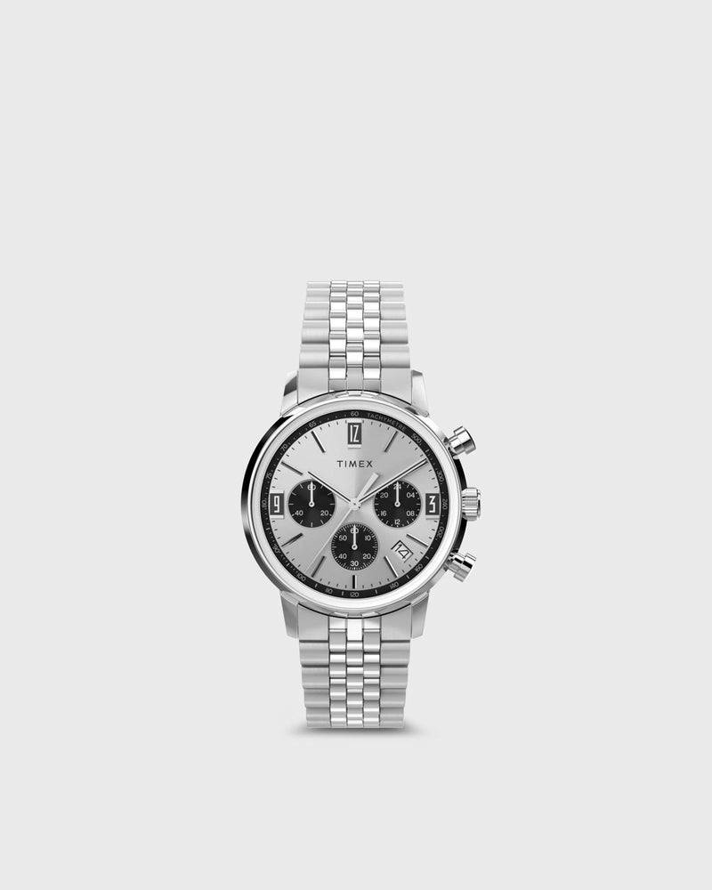 Timex Marlin Chrono Tachymeter silver