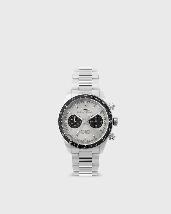 Timex Waterbury Heritage Chronograph silver