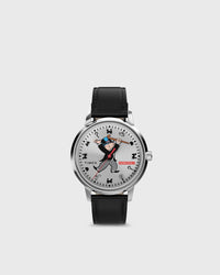 Timex X Monopoly Marlin 38Mm Sst Case Silver Dial Black Strap