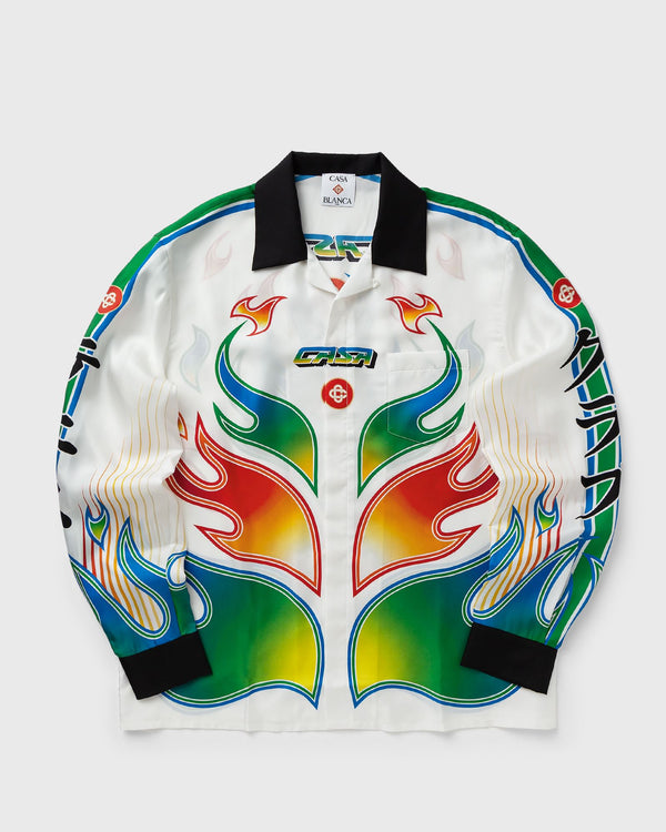 Casablanca CUBAN COLLAR LONG SLEEVE SHIRT multi