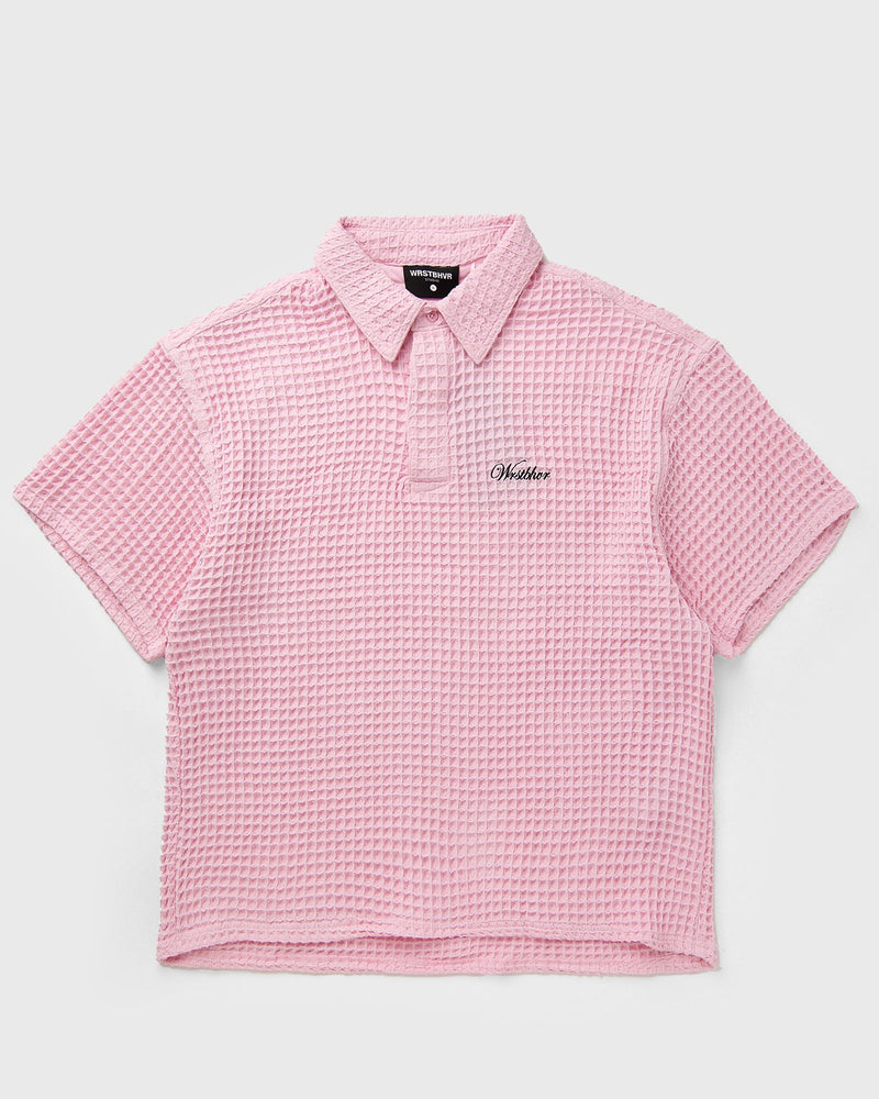 WRSTBHVR WAFA POLO SHIRT pink