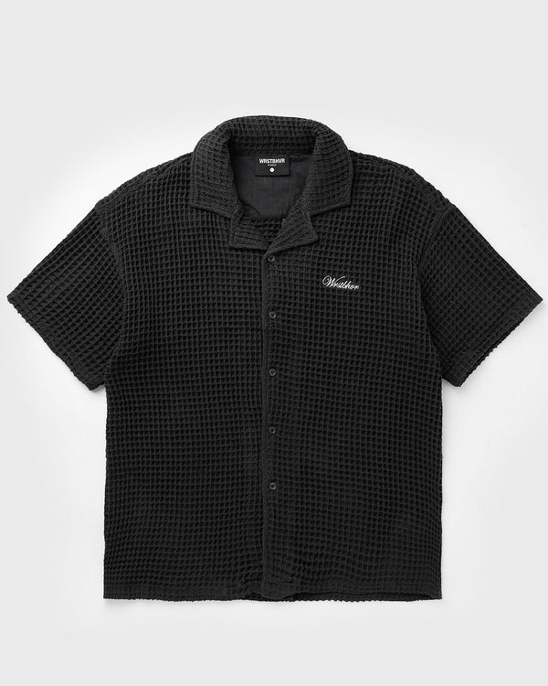 WRSTBHVR WAFA RESORT SHIRT black