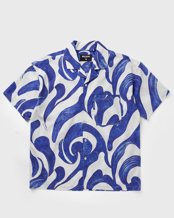 WRSTBHVR DOWEY RESORT SHIRT blue|white