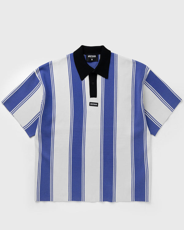 WRSTBHVR LEV V2 POLOSHIRT blue|white