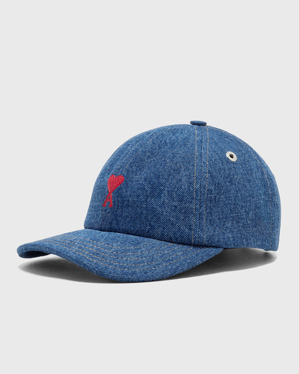 AMI Paris AMI DE COEUR EMBROIDERY CAP blue