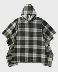 Barbour Tartan Poncho Green