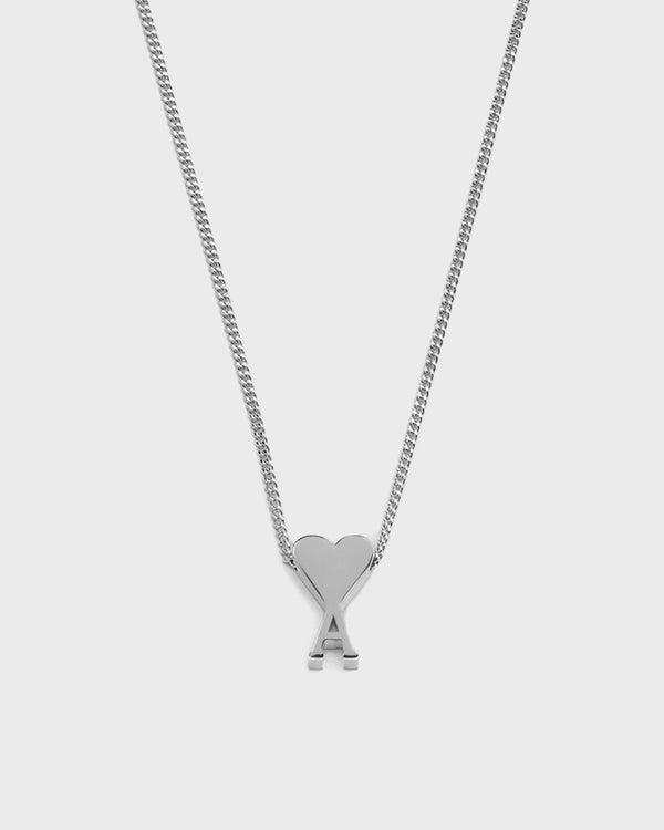 AMI Paris AMI DE COEUR PENDANT NECKLACE silver