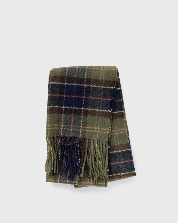 Barbour Tartan Lambswool Scarf blue|green
