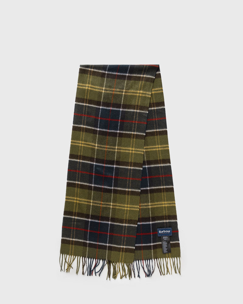 Barbour YAXLEY TARTAN SCARF green