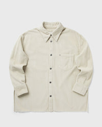 AMI Paris Side Slit Overshirt Beige