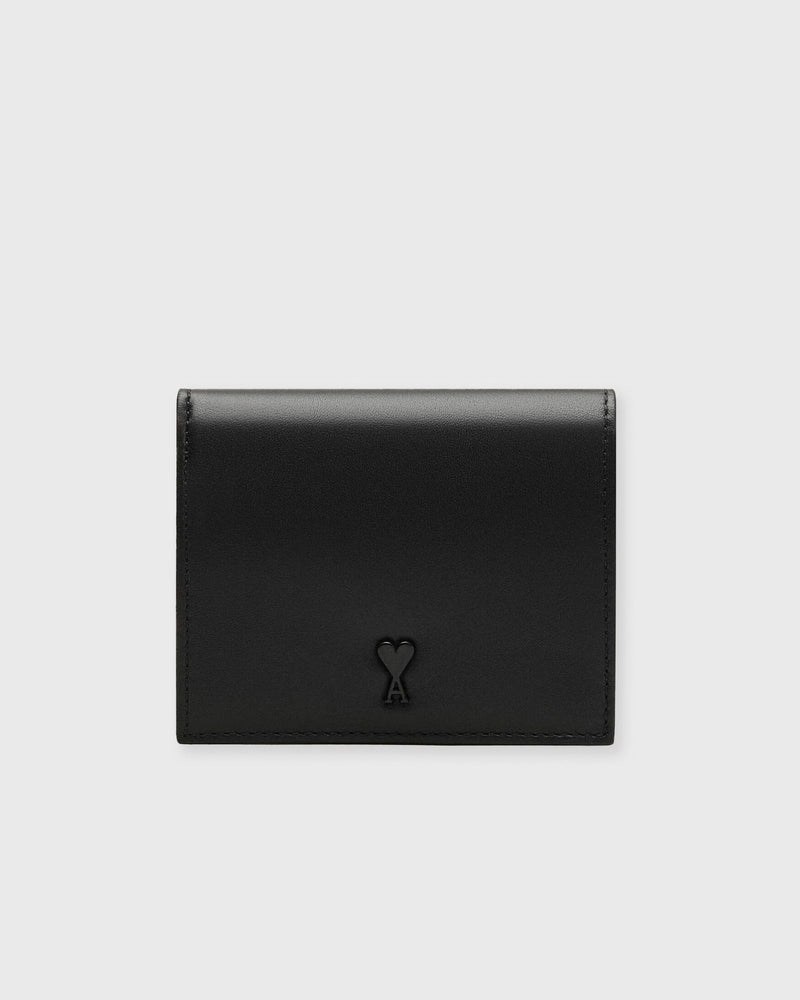 Ami Paris Ami De Coeur Bifold Wallet Black
