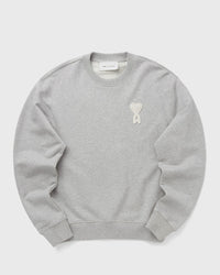AMI Paris Crewneck Classic Fit with AMI de Coeur Grey